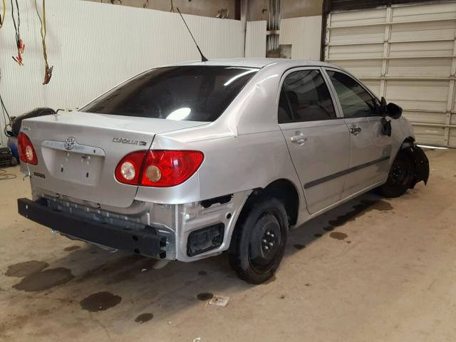 JTDBR32EX60083017 - 2006 TOYOTA COROLLA CE SILVER photo 4