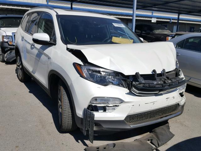 5FNYF6H00HB098310 - 2017 HONDA PILOT ELIT WHITE photo 1