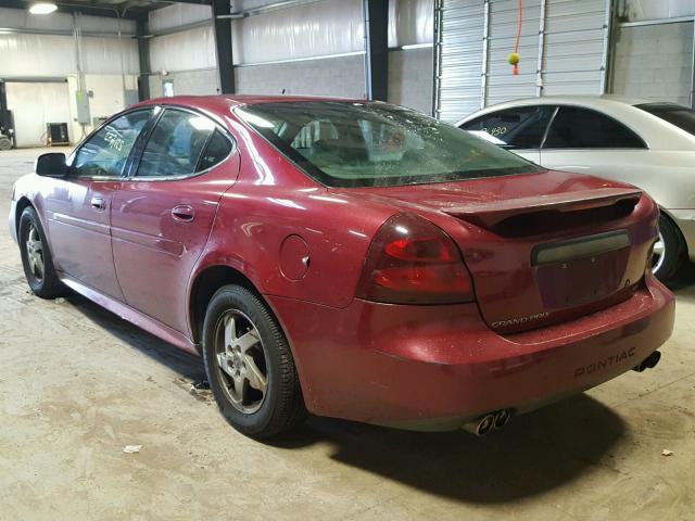 2G2WS522641145168 - 2004 PONTIAC GRAND PRIX MAROON photo 3