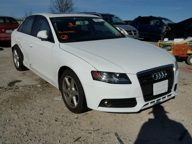 WAULF78K29N016983 - 2009 AUDI A4 2.0T QU WHITE photo 1