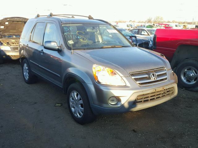 SHSRD78826U418237 - 2006 HONDA CR-V EX SILVER photo 1