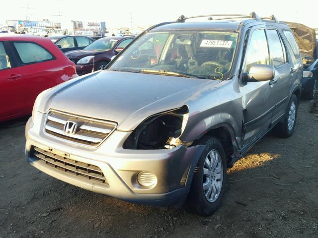 SHSRD78826U418237 - 2006 HONDA CR-V EX SILVER photo 2