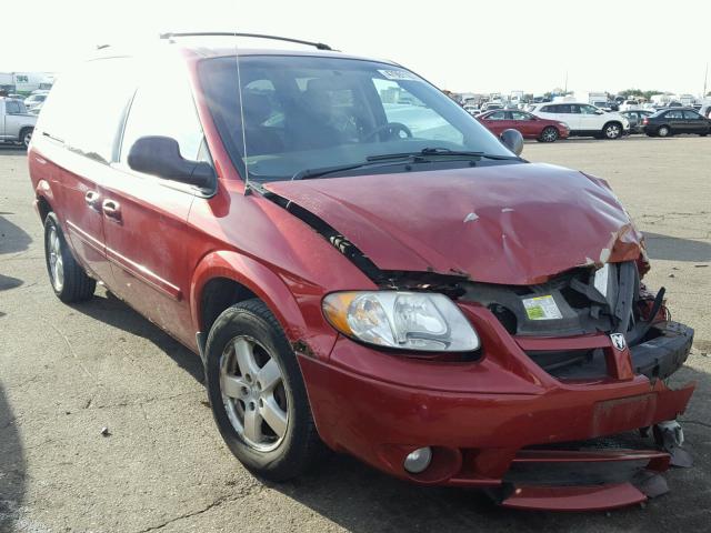 2D4GP44L46R876982 - 2006 DODGE GRAND CARA RED photo 1