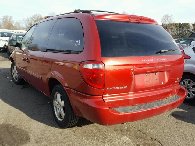 2D4GP44L46R876982 - 2006 DODGE GRAND CARA RED photo 3