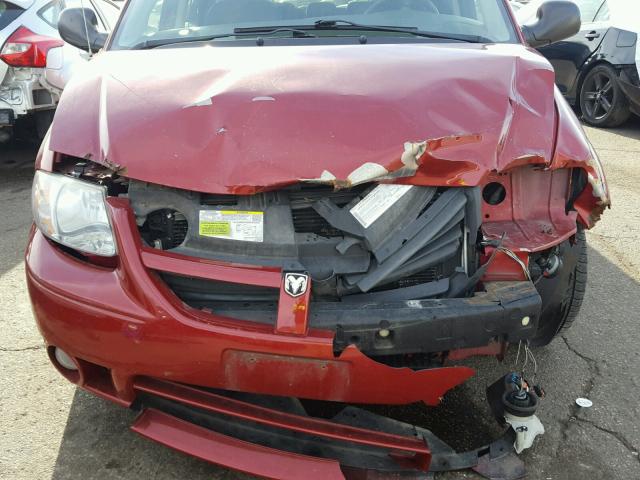 2D4GP44L46R876982 - 2006 DODGE GRAND CARA RED photo 9