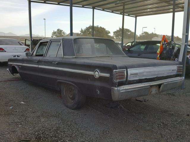 RH41E65156164 - 1966 PLYMOUTH VOYAGER BLACK photo 3