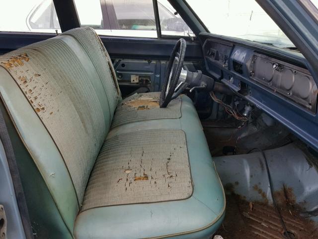 RH41E65156164 - 1966 PLYMOUTH VOYAGER BLACK photo 5