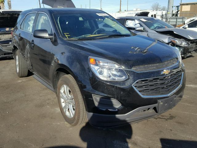 2GNALBEK1H1577015 - 2017 CHEVROLET EQUINOX LS BLACK photo 1