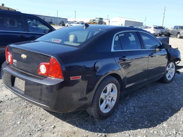 1G1ZB5E0XCF183649 - 2012 CHEVROLET MALIBU LS შავი ფოტო 4