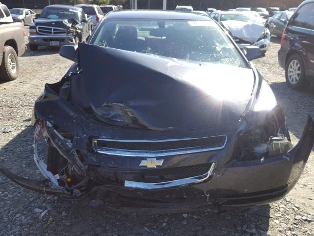 1G1ZB5E0XCF183649 - 2012 CHEVROLET MALIBU LS შავი ფოტო 9