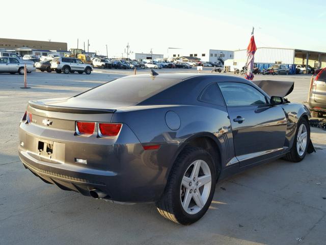 2G1FB1EV8A9224664 - 2010 CHEVROLET CAMARO LT GRAY photo 4