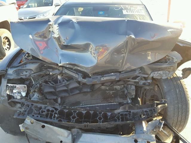 2G1FB1EV8A9224664 - 2010 CHEVROLET CAMARO LT GRAY photo 7