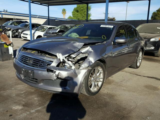 JNKCV61E59M012502 - 2009 INFINITI G37 BASE SILVER photo 2