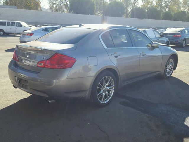 JNKCV61E59M012502 - 2009 INFINITI G37 BASE SILVER photo 4