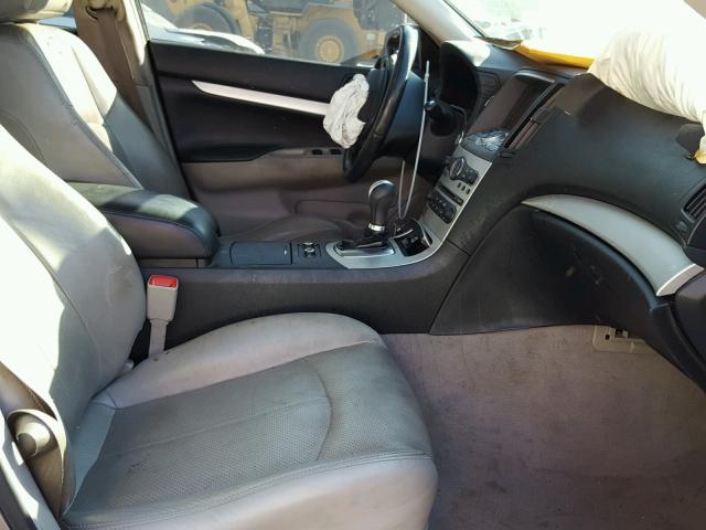 JNKCV61E59M012502 - 2009 INFINITI G37 BASE SILVER photo 5