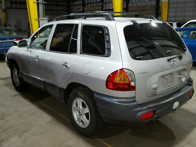 KM8SC73E44U577446 - 2004 HYUNDAI SANTA FE G SILVER photo 3