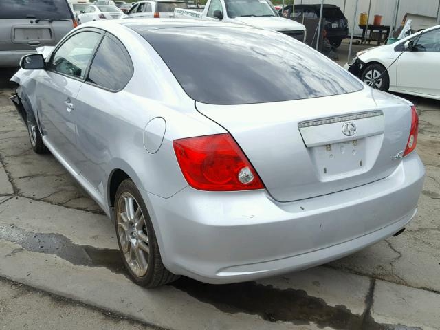 JTKDE177370204662 - 2007 TOYOTA SCION TC 银色 照片 3