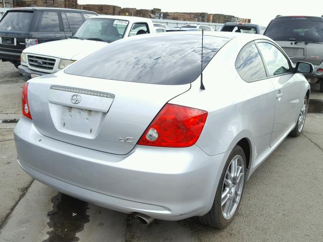 JTKDE177370204662 - 2007 TOYOTA SCION TC 银色 照片 4