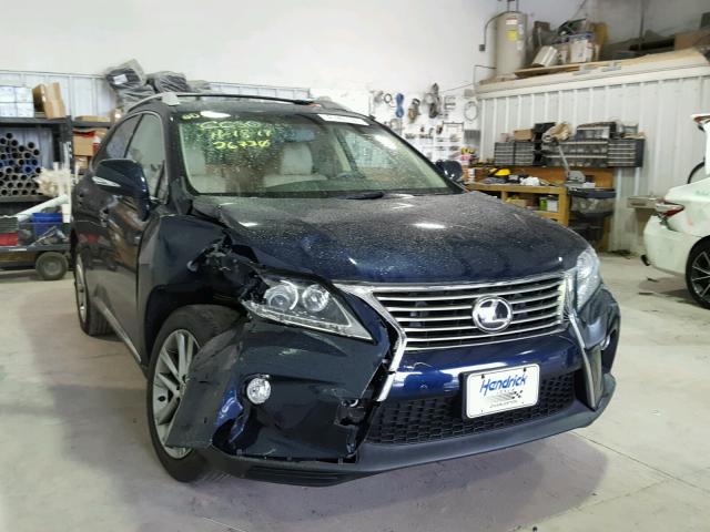 2T2ZK1BA2EC138113 - 2014 LEXUS RX 350 BLUE photo 1