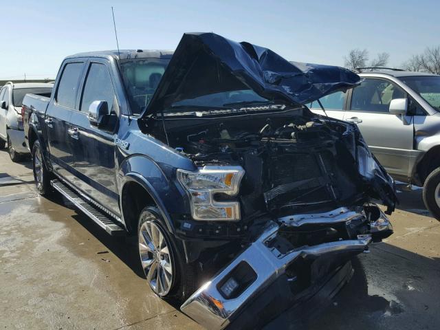 1FTEW1EF4FKE38492 - 2015 FORD F150 SUPER BLUE photo 1