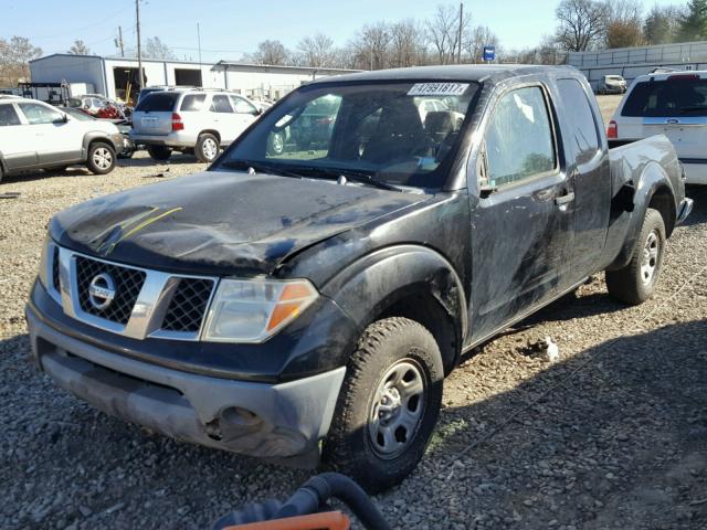 1N6BD06T65C450477 - 2005 NISSAN FRONTIER K BLACK photo 2