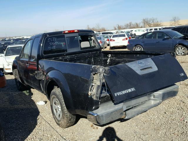 1N6BD06T65C450477 - 2005 NISSAN FRONTIER K BLACK photo 3