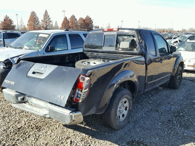 1N6BD06T65C450477 - 2005 NISSAN FRONTIER K BLACK photo 4