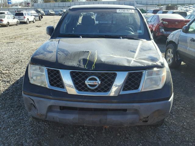 1N6BD06T65C450477 - 2005 NISSAN FRONTIER K BLACK photo 7