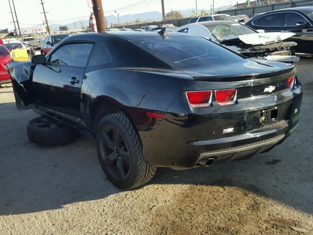 2G1FC1EV9A9214190 - 2010 CHEVROLET CAMARO LT BLACK photo 3