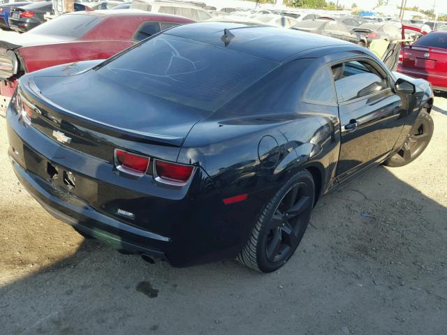 2G1FC1EV9A9214190 - 2010 CHEVROLET CAMARO LT BLACK photo 4