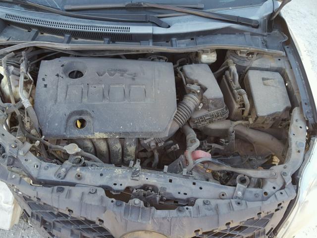 2T1BU4EE5BC602961 - 2011 TOYOTA COROLLA BA GRAY photo 7