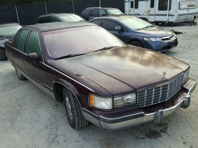 1G6DW52P0RR723303 - 1994 CADILLAC FLEETWOOD BURGUNDY photo 1