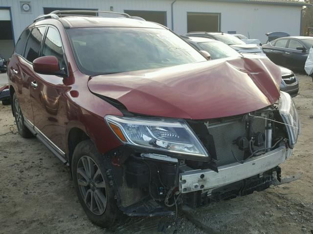 5N1AR2MMXDC628599 - 2013 NISSAN PATHFINDER RED photo 1