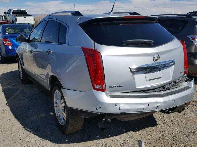 3GYFNEE37ES517592 - 2014 CADILLAC SRX LUXURY SILVER photo 3