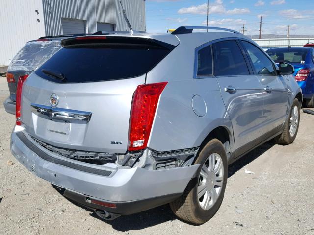 3GYFNEE37ES517592 - 2014 CADILLAC SRX LUXURY SILVER photo 4