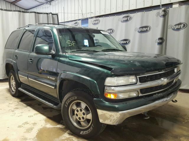 1GNEC13ZX2J179665 - 2002 CHEVROLET TAHOE C150 GREEN photo 1