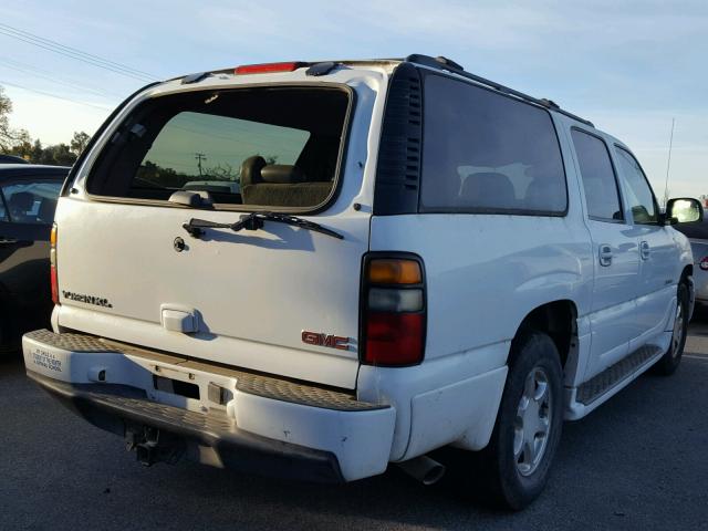 1GKFK66U75J237916 - 2005 GMC YUKON XL D WHITE photo 4