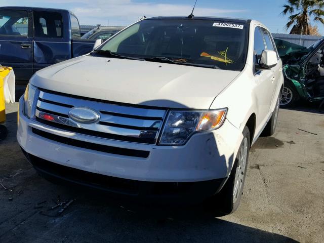 2FMDK49C38BB09705 - 2008 FORD EDGE LIMIT WHITE photo 2