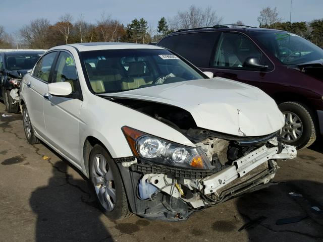 1HGCP36849A040419 - 2009 HONDA ACCORD EXL WHITE photo 1