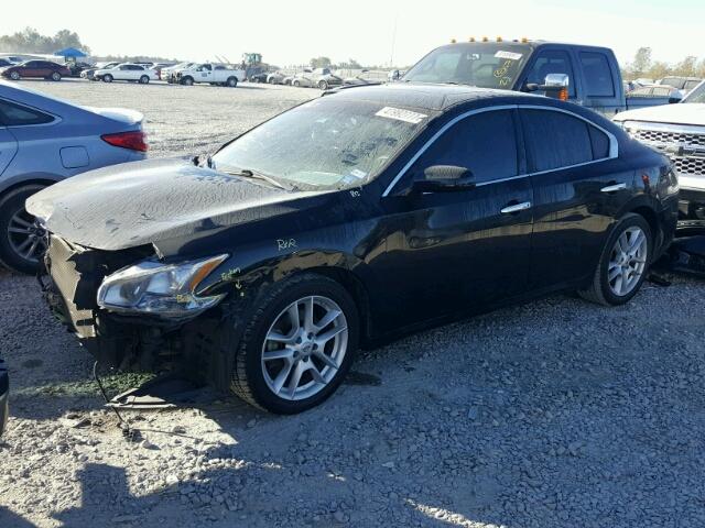 1N4AA5AP9EC437940 - 2014 NISSAN MAXIMA S BLACK photo 2