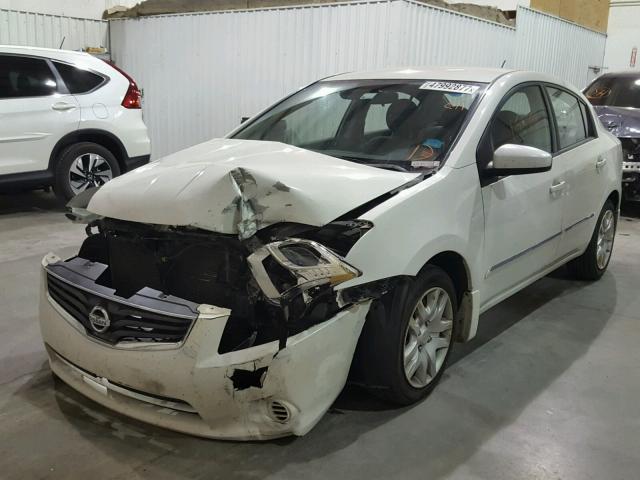 3N1AB6AP2AL621017 - 2010 NISSAN SENTRA 2.0 WHITE photo 2