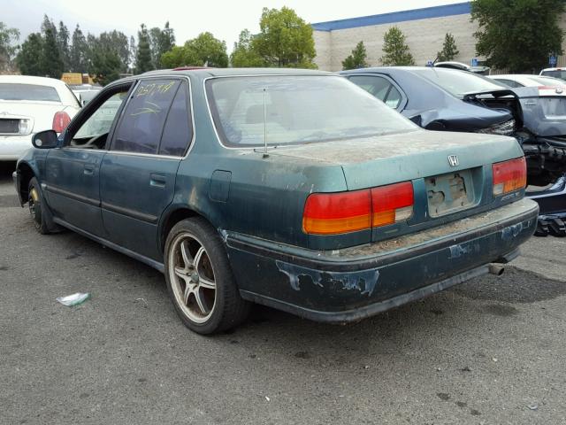 1HGCB7578NA082729 - 1992 HONDA ACCORD EX GREEN photo 3