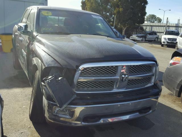 1C6RD7NT2CS109924 - 2012 DODGE RAM 1500 L BLACK photo 1