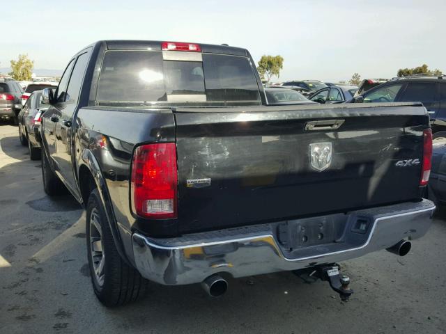 1C6RD7NT2CS109924 - 2012 DODGE RAM 1500 L BLACK photo 3