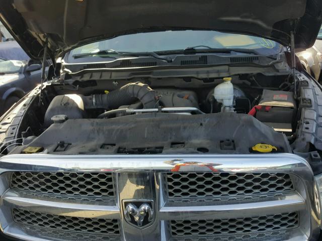 1C6RD7NT2CS109924 - 2012 DODGE RAM 1500 L BLACK photo 7