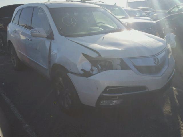 2HNYD2H50BH504236 - 2011 ACURA MDX ADVANC WHITE photo 1