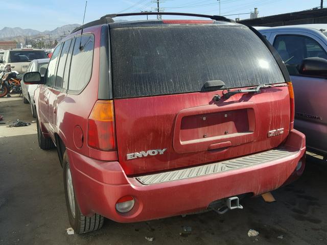 1GKDT13S632208263 - 2003 GMC ENVOY RED photo 3