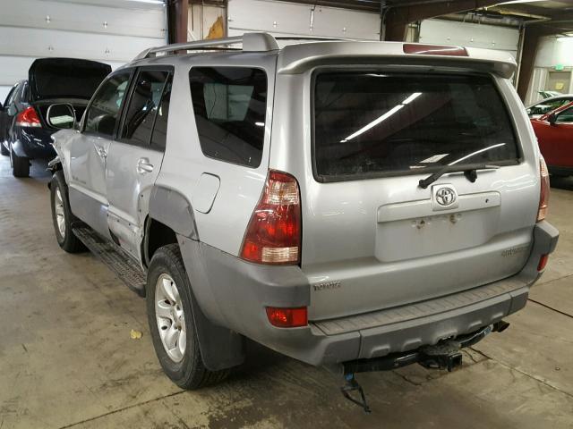 JTEBT14R630010241 - 2003 TOYOTA 4RUNNER SR SILVER photo 3