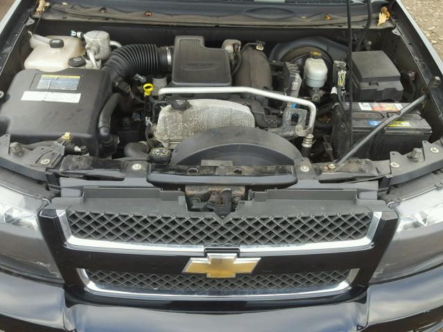 1GNDT13S262125999 - 2006 CHEVROLET TRAILBLAZE BLACK photo 7