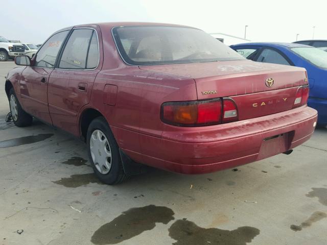 4T1SK12E3SU532075 - 1995 TOYOTA CAMRY LE RED photo 3